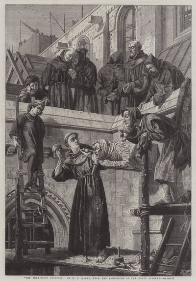 The Franciscan Sculptor by Henry Stacey Marks